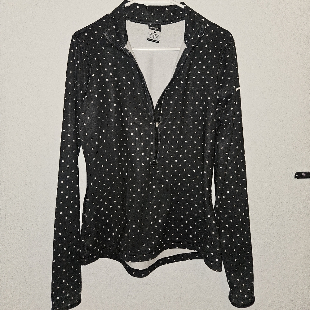 Navy Polka Dot Women's Active